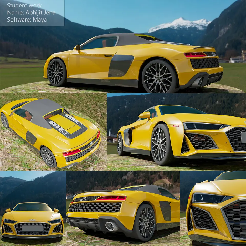 car modeling of our student abhijit jena