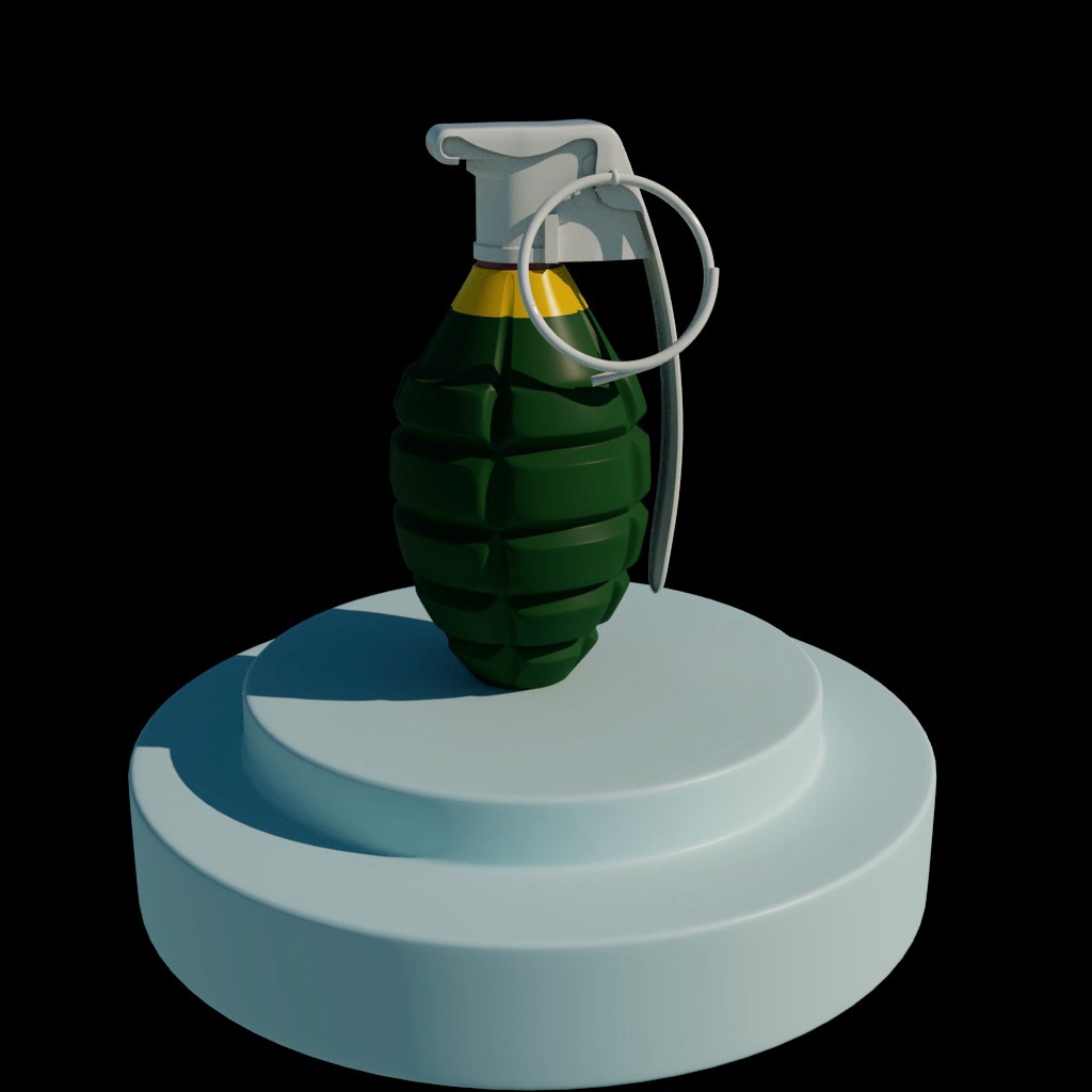 Different grenade model by sandeep kumar sethy,(maya work), 3d work, hardsurface model, weapon model
